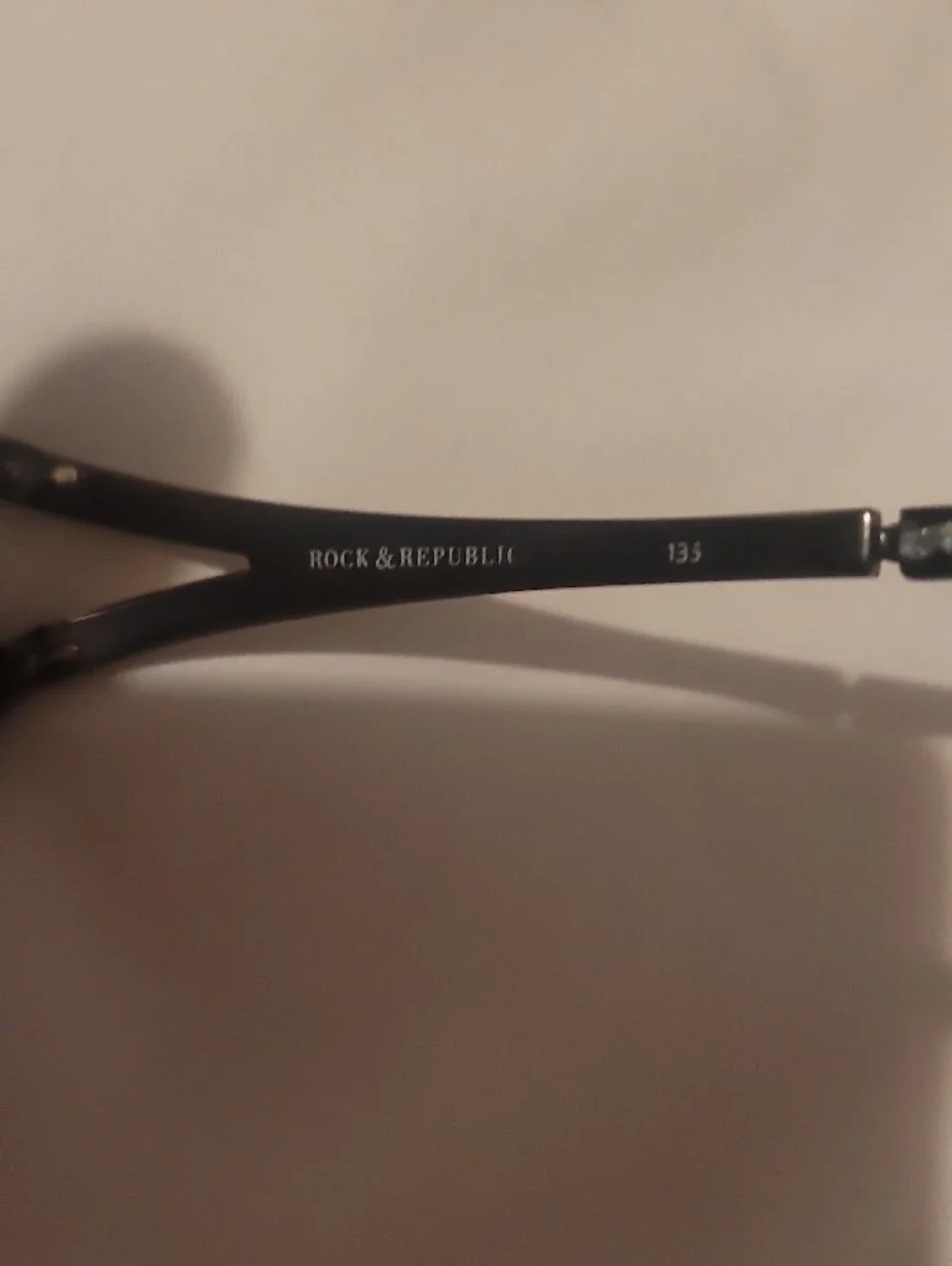 Rock & Republic Black Sunglasses with Gradient Gray Lenses